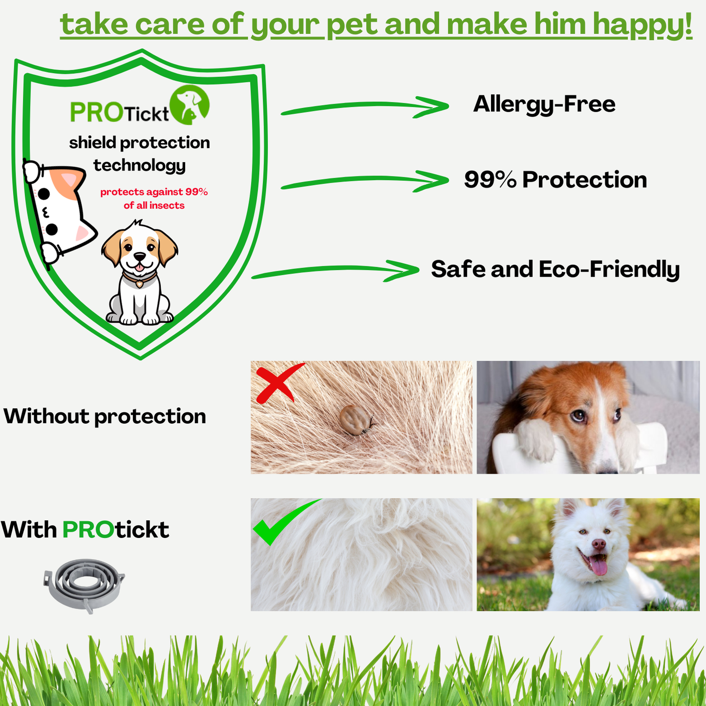 Protickt ''  Guard Flea and Tick Pet Collar